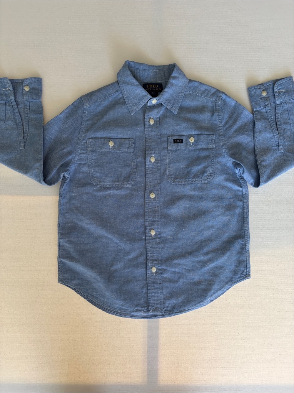Polo by Ralph Lauren Light Blue Button-Down Shirt 5 years
